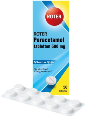 Roter Paracetamol 500mg 50 tabletten