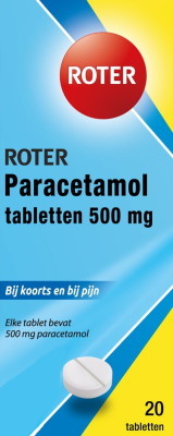 Roter Paracetamol 500mg 20 tabletten
