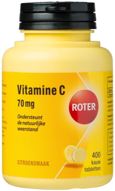 Roter Vitamine C 70mg 400 kauwtabletten citroen