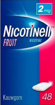 Nicotinell Kauwgom 2mg Fruit 48 stuks