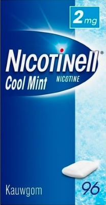 Nicotinell Kauwgom 2mg Cool Mint 24 stuks