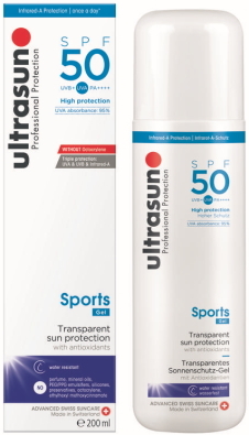 Ultrasun Sports SPF 50 gel 200 ml