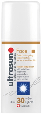 Ultrasun Face Tinted SPF 30 gel 50 ml