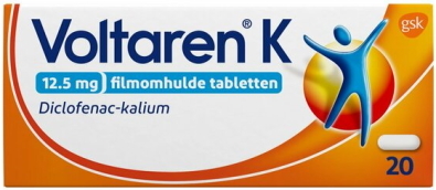 Voltaren K Diclofenac-kalium 12,5mg 20 tabletten