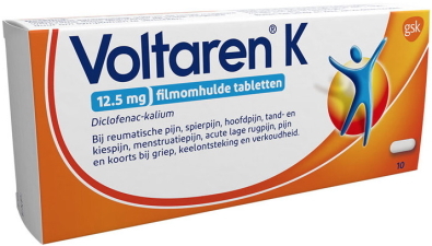Voltaren K Diclofenac-kalium 12,5mg 10 tabletten