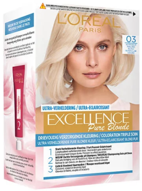 L'Oral Paris Excellence Pure Blond Haarkleuring 03 Asblond