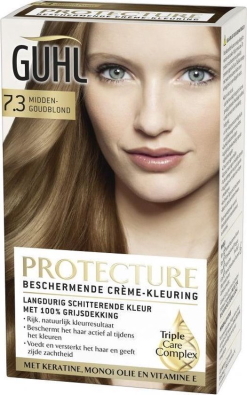 Guhl Protecture Beschermende Crème-Kleuring 7.3 Middengoudblond