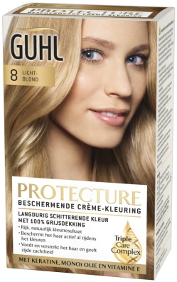 Guhl Protecture Beschermende Crème-Kleuring 8 Lichtblond