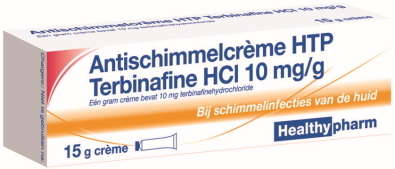 Healthypharm Terbinafine HCl 10 mg/g Antischimmelcrème 15 gram