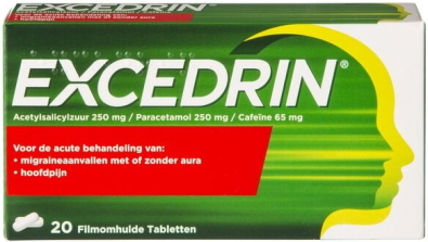 Excedrin 20 tabletten