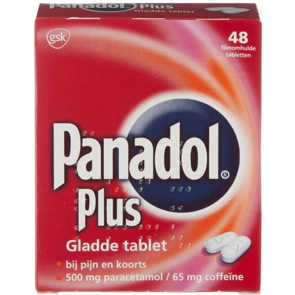 Panadol Plus 48 gladde tabletten
