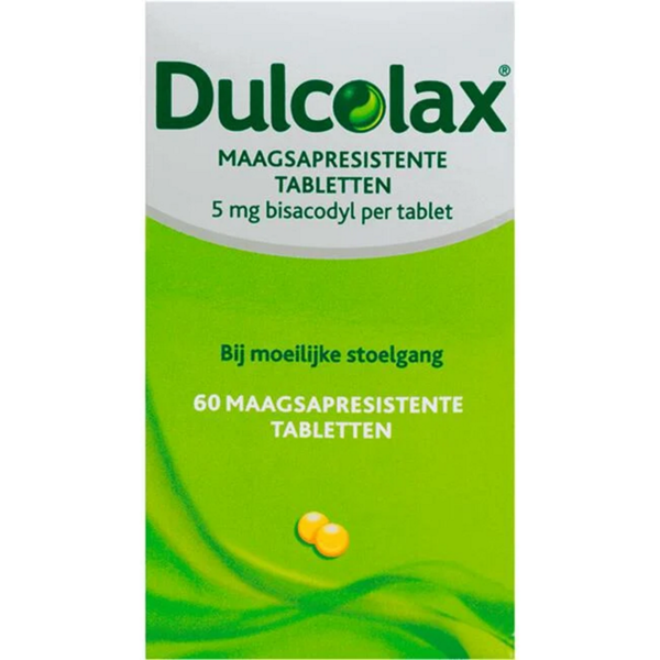 Dulcolax Bisacodyl 5 mg 60 maagsapresistente tabletten
