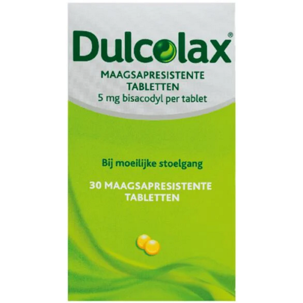 Dulcolax Bisacodyl 5 mg 30 maagsapresistente tabletten