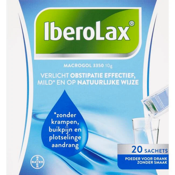 IberoLax Macrogol 3350 10 gram 20 sachets