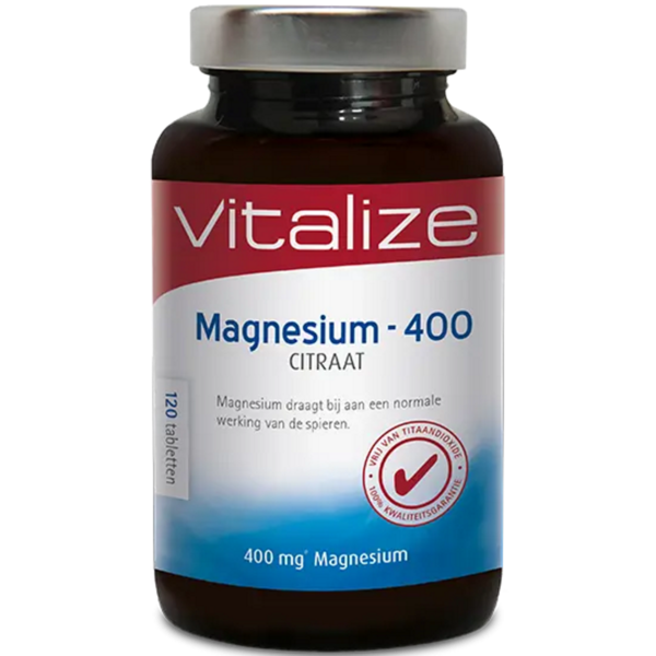 Vitalize Magnesium 400 Citraat 120 tabletten