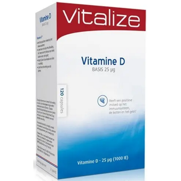 Vitalize Vitamine D Basis 25 mcg 120 capsules