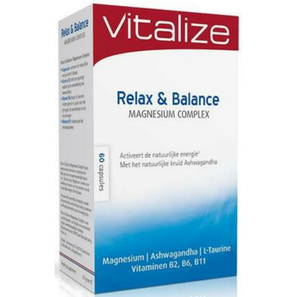 Vitalize Relax & Balance (Rust & Balans) Magnesium Complex 60 capsules