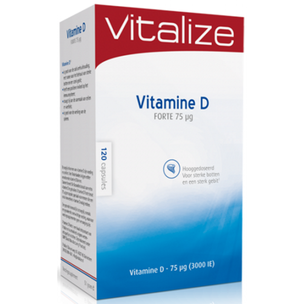 Vitalize Vitamine D Forte 75 µg / 3000 IE 120 capsules