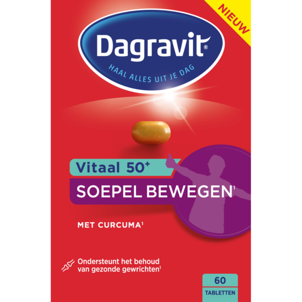 Dagravit Vitaal 50+ Soepel Bewegen 60 tabletten
