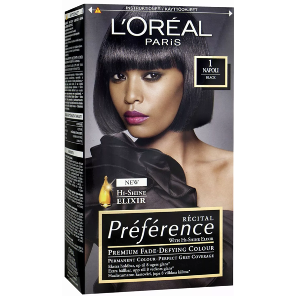 L'Oréal Paris Préférence Haarkleuring 1 Zwart