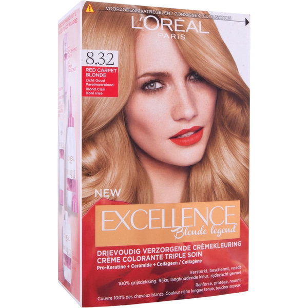 L'Oréal Paris Excellence Crème Haarkleuring  8.32 Licht Goud Parelmoerblond