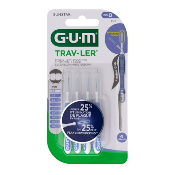 Gum Ragers Trav-Ler ISO 0 - 0,6 mm 4 stuks