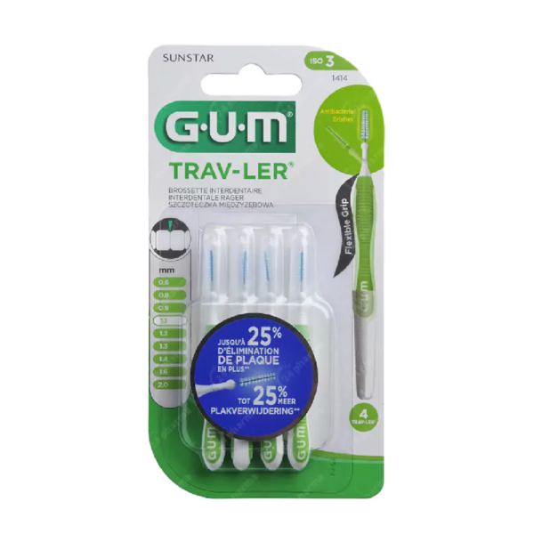 Gum Ragers Trav-Ler ISO 3 - 1,1 mm 4 stuks