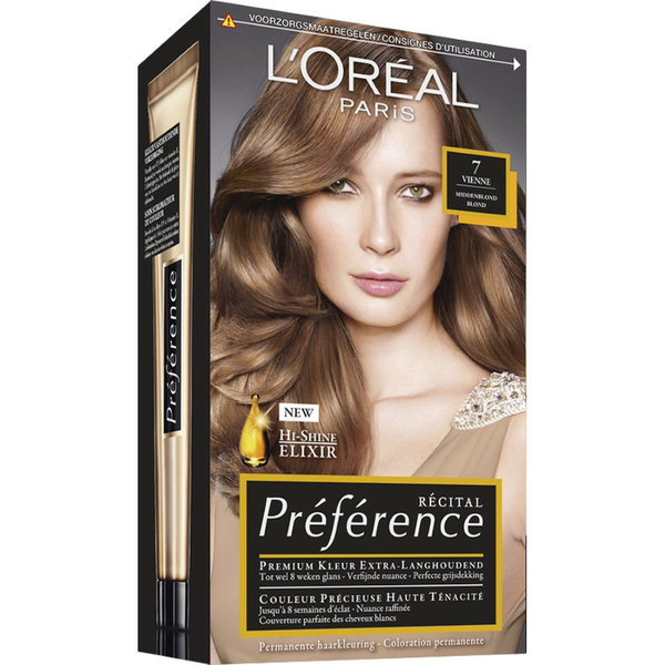 L'Oréal Paris Préférence Haarkleuring 7 Middenblond